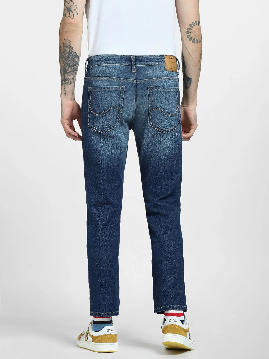 Blue Low Rise Glenn Slim Jeans - Image 4