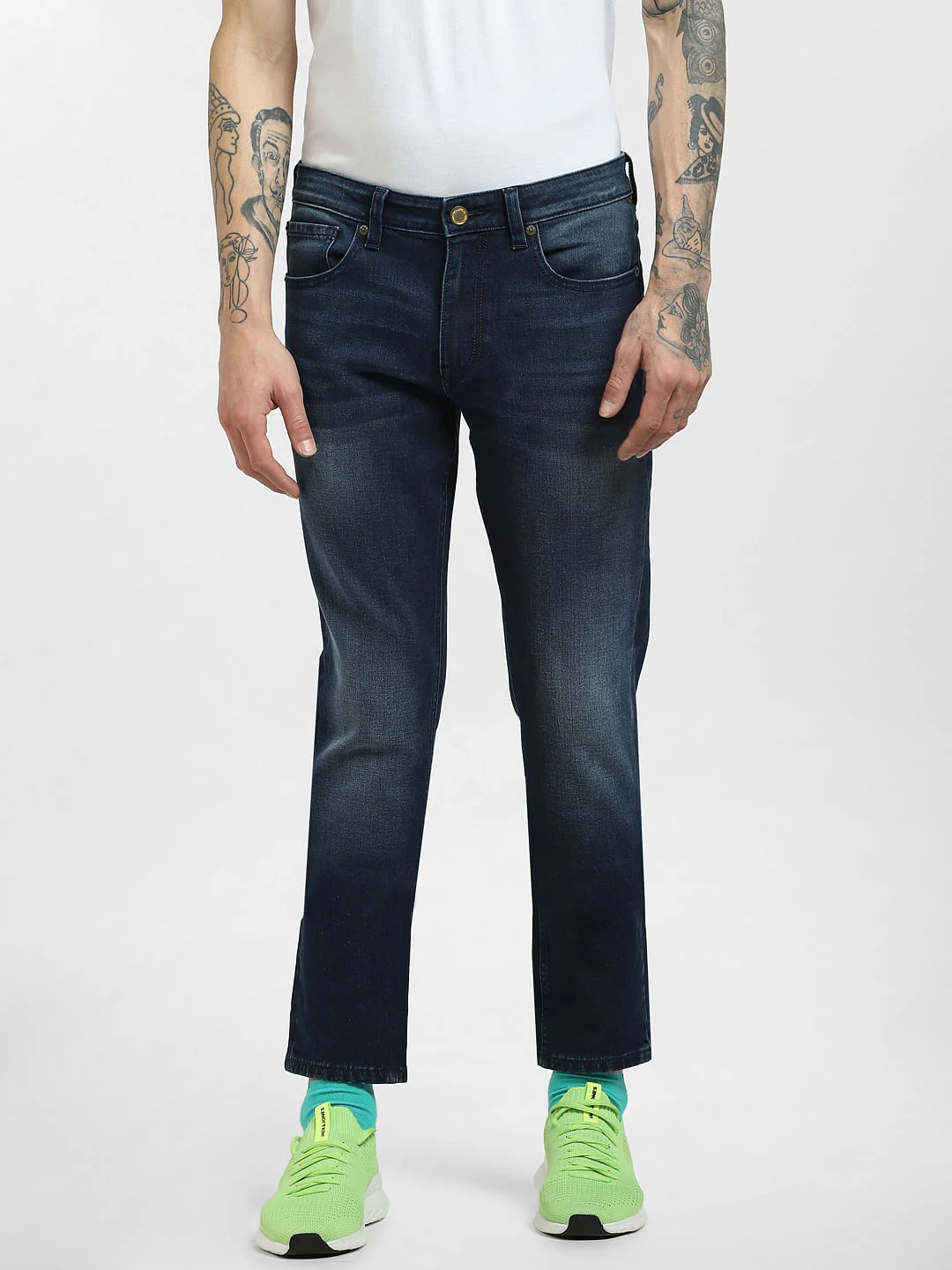 Blue Low Rise Glenn Slim Jeans - Image 2