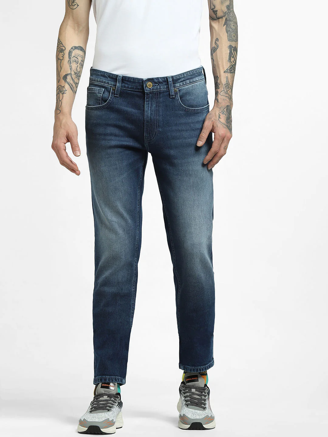 Blue Low Rise Ben Skinny Jeans - Image 2