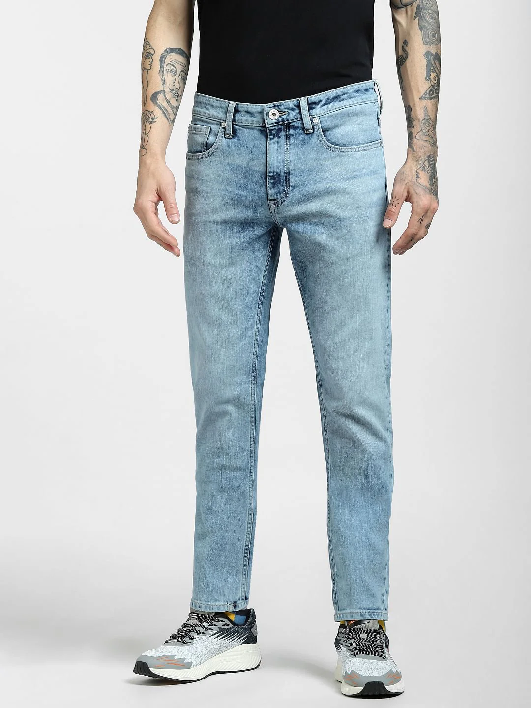 Blue Low Rise Glenn Slim Jeans - Image 2