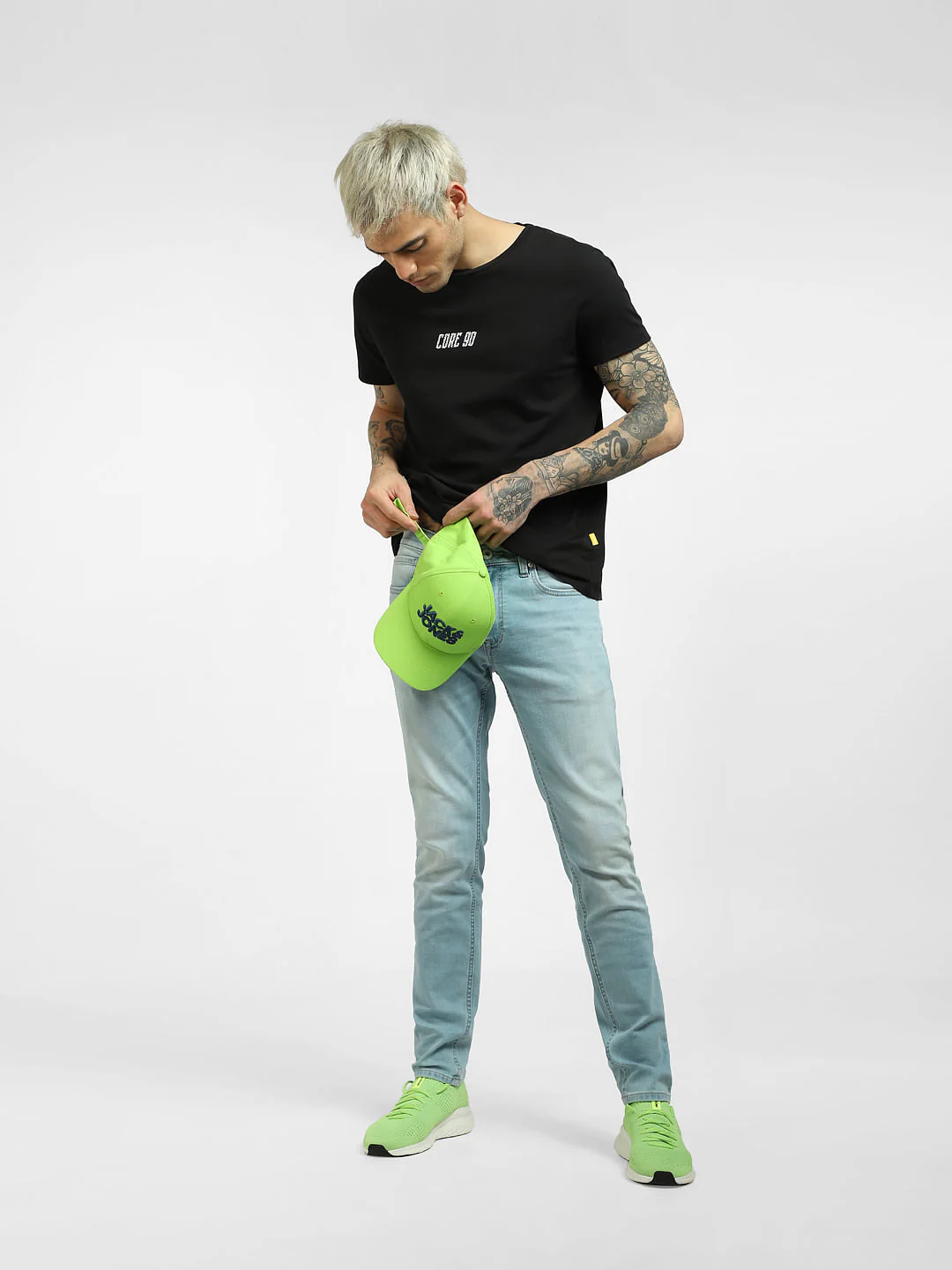 Blue Low Rise Ben Skinny Jeans