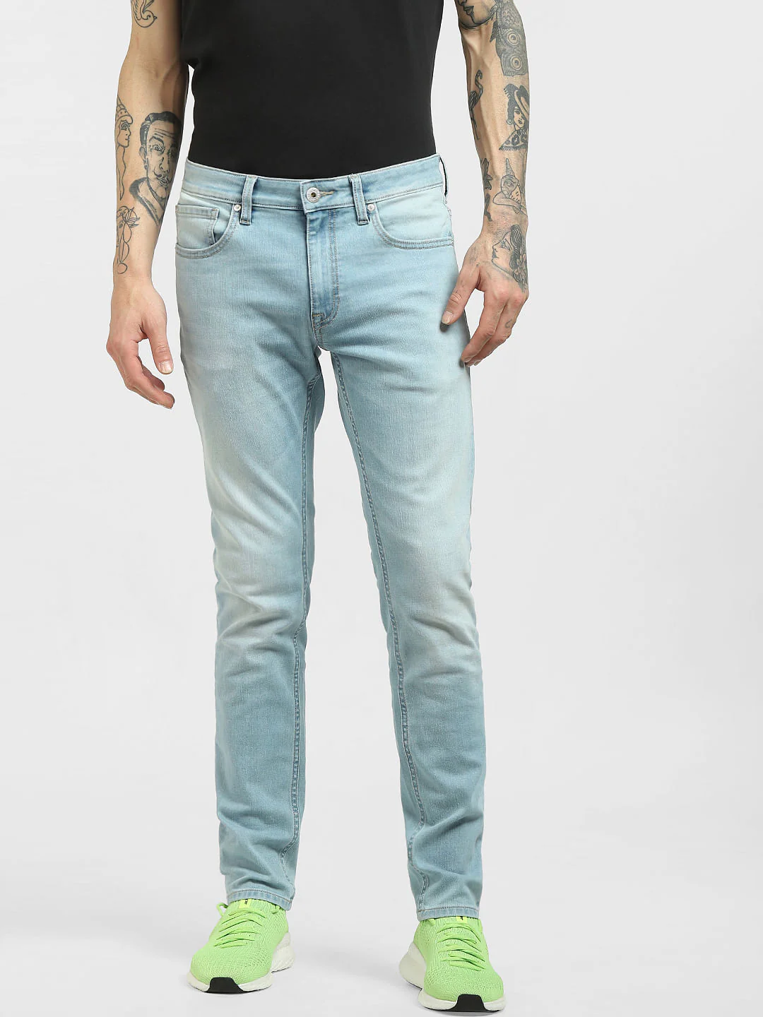 Blue Low Rise Ben Skinny Jeans - Image 2