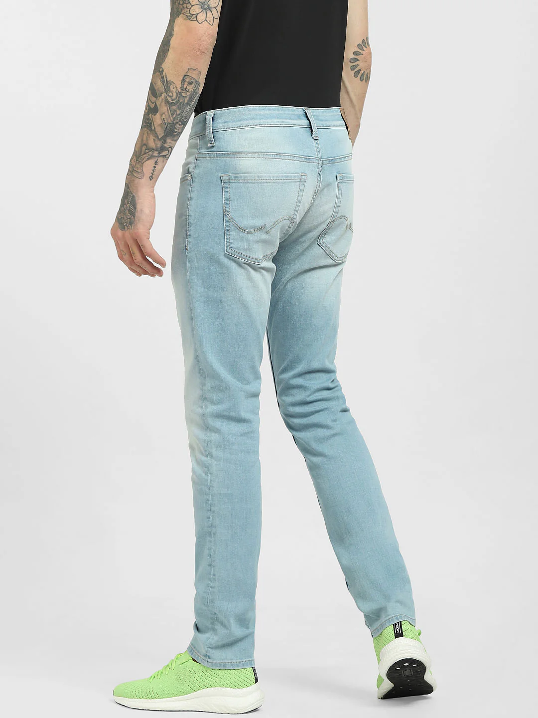 Blue Low Rise Ben Skinny Jeans - Image 4