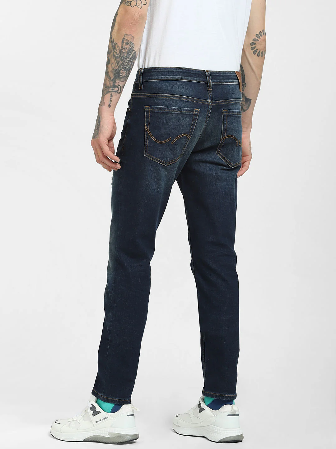 Blue Low Rise Glenn Slim Jeans - Image 4