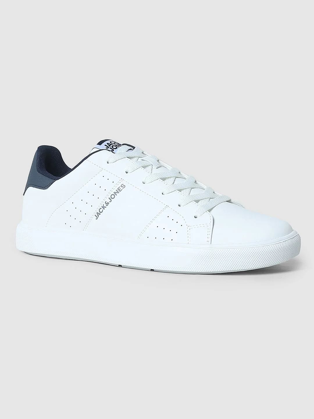 White PU Skater Sneakers - Image 4
