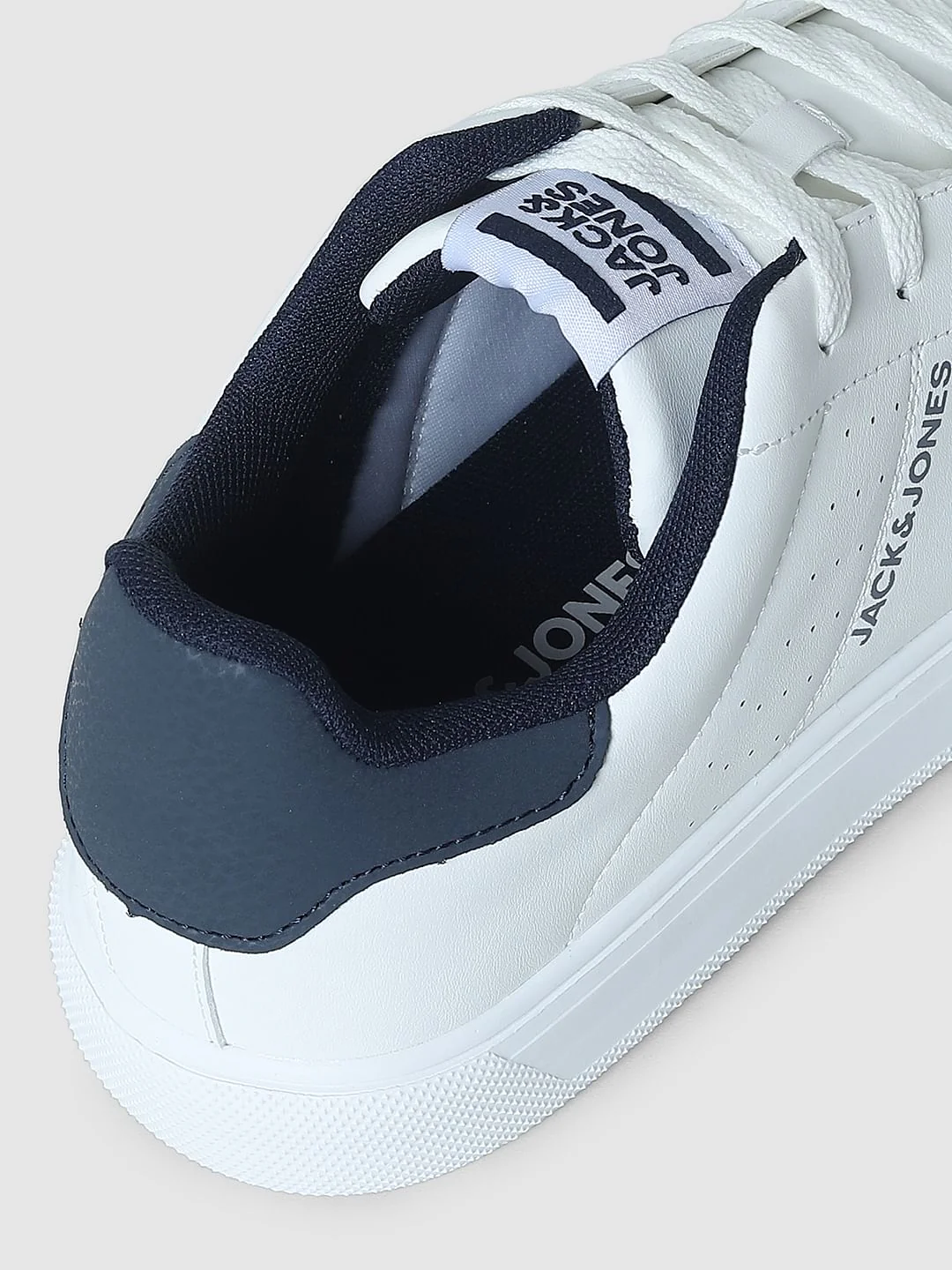 White PU Skater Sneakers - Image 8