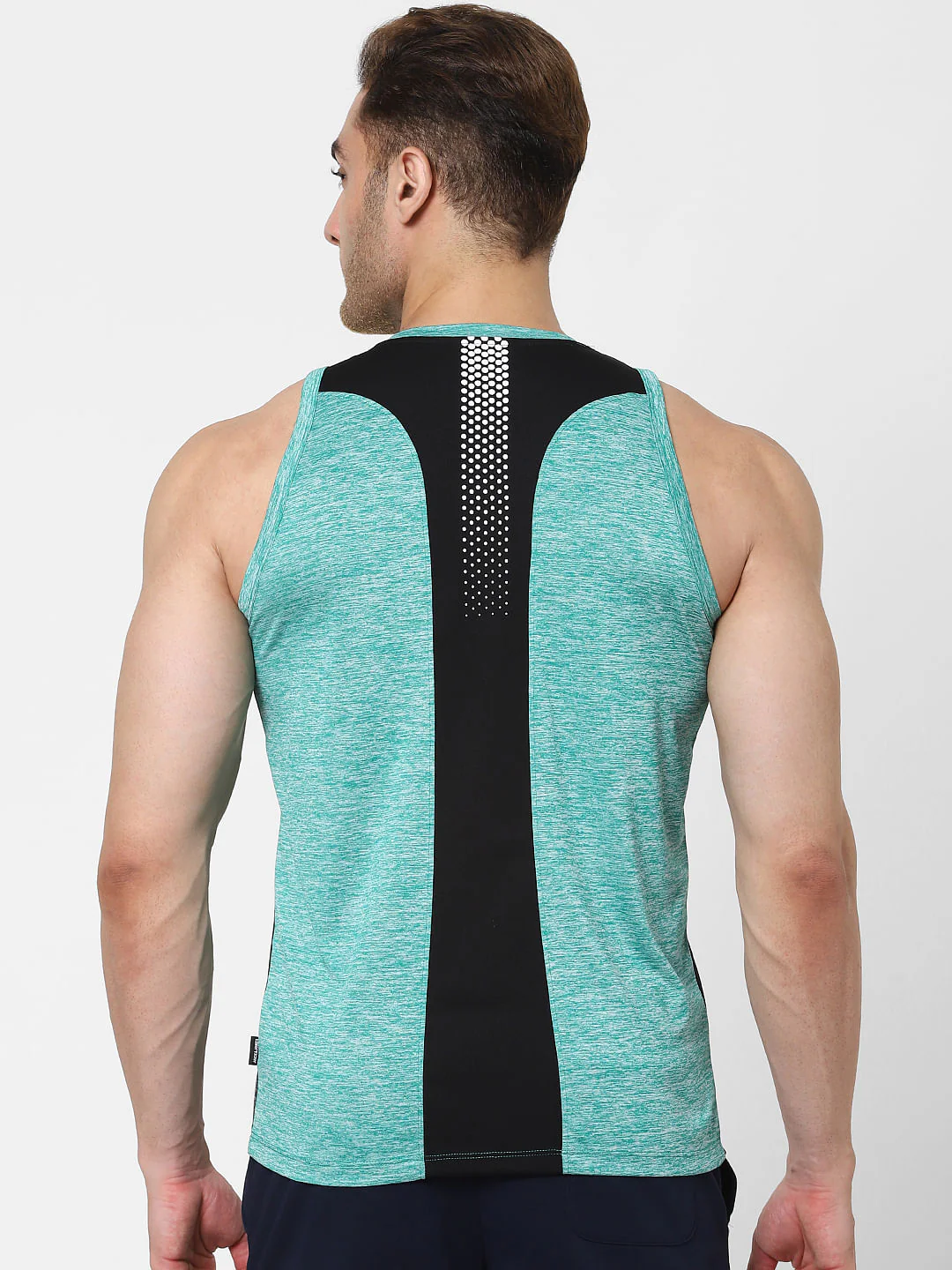Green Logo Print Vest - Image 4