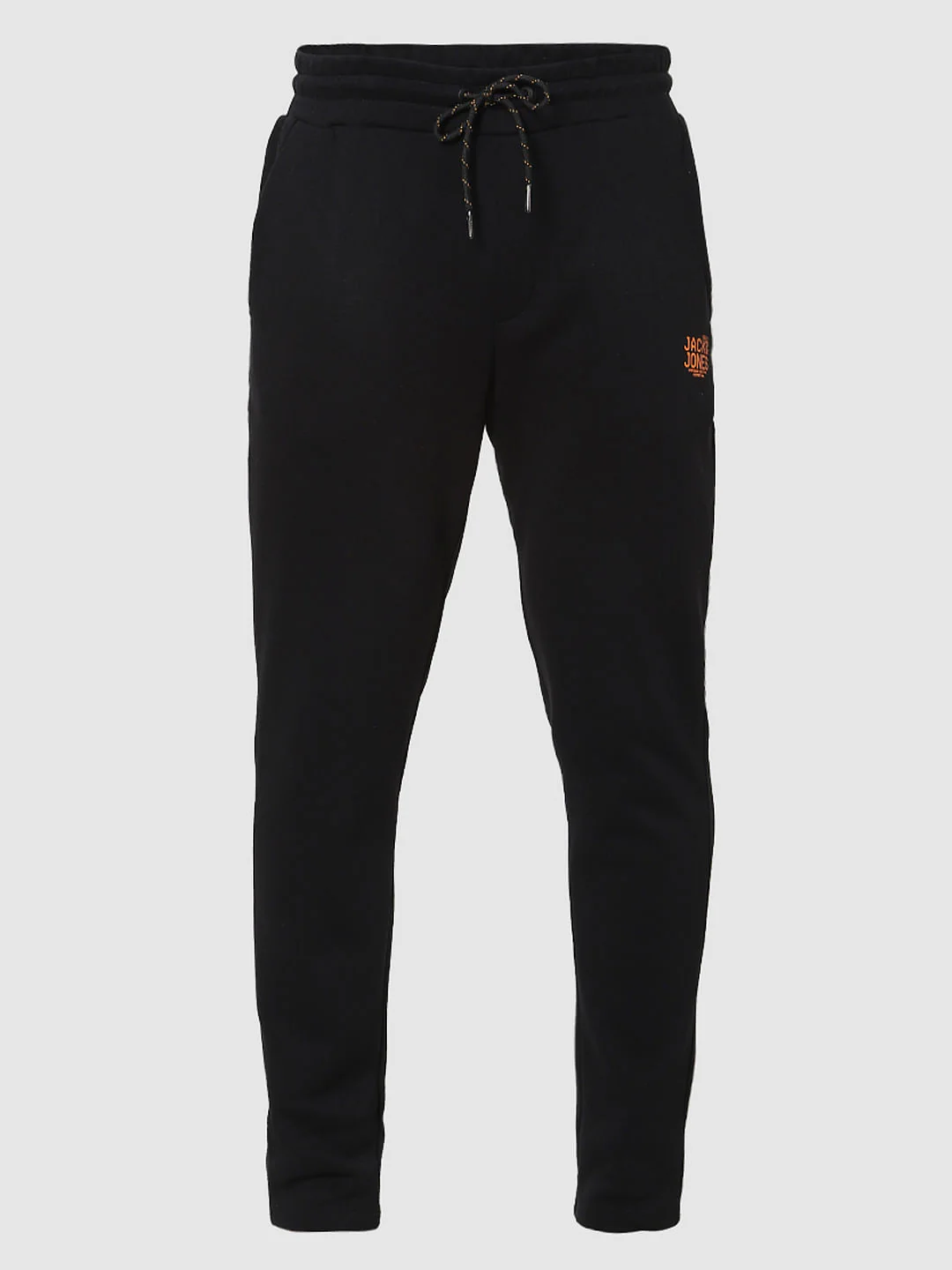 JACK & JONES Black Mid Rise Drawstring Trackpants - Image 6