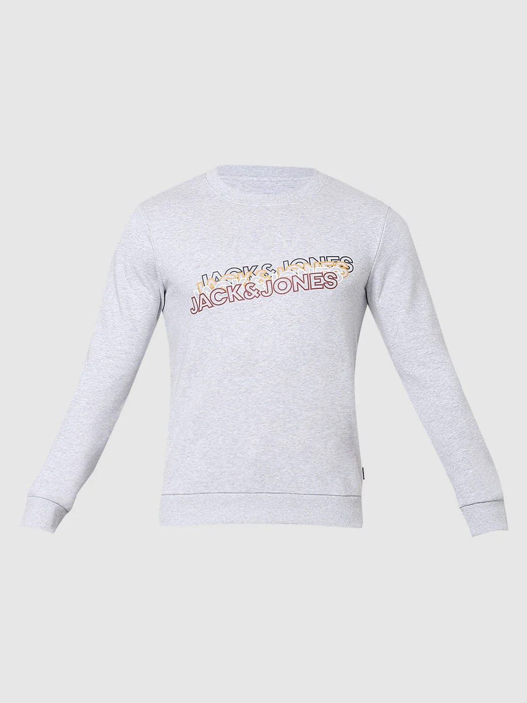 Grey Logo Print Sweatshirt - Image 6