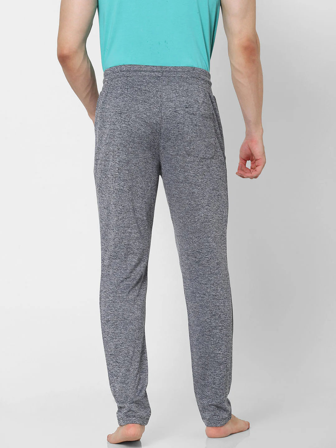 Grey Mid Rise Trackpants - Image 4