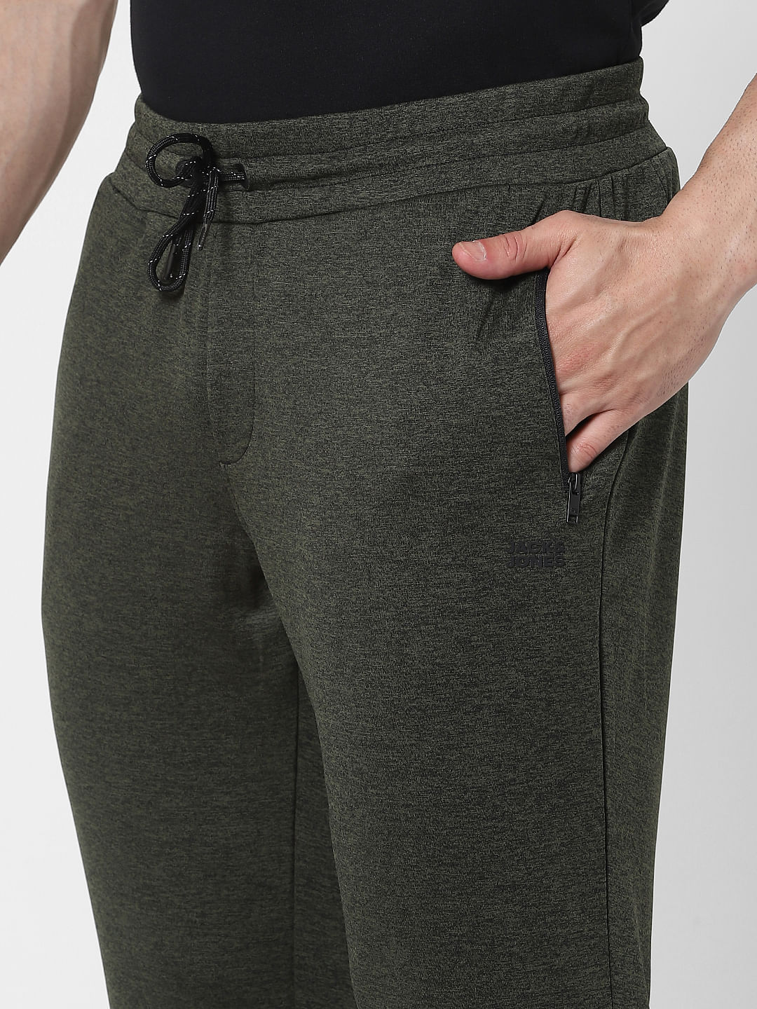 Green Mid Rise Trackpants - Image 5