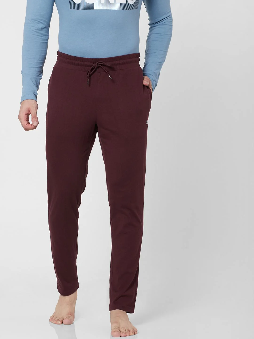 Red Mid Rise Trackpants - Image 2