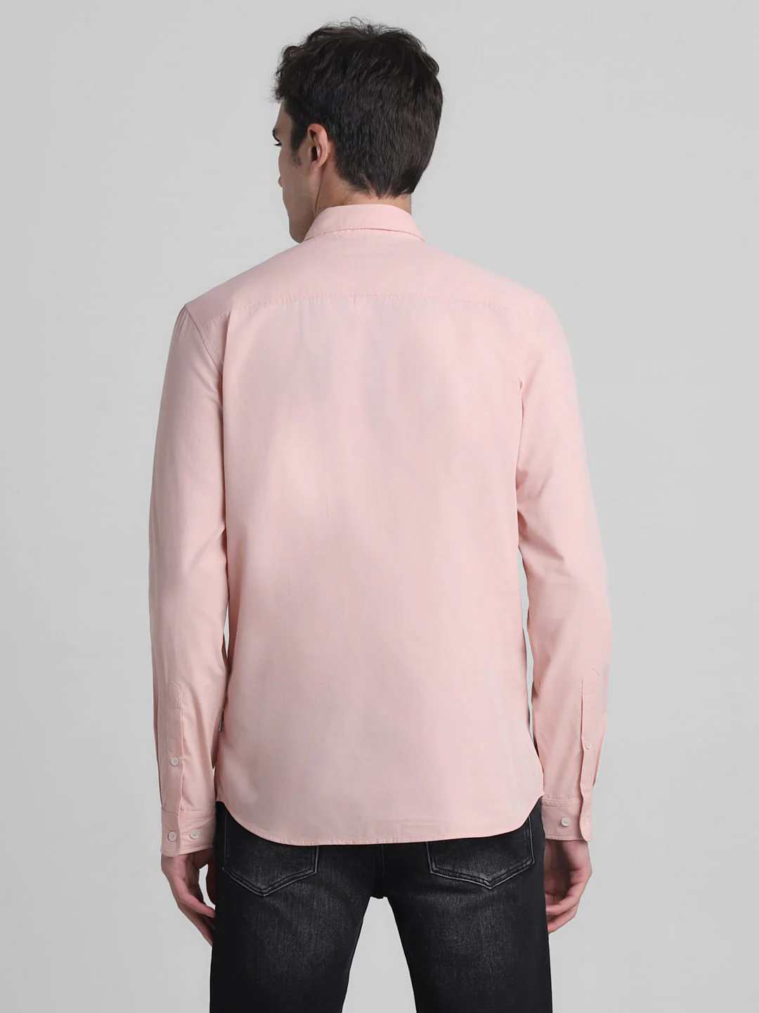Pink Cotton Full Sleeves Shirt - Image 4
