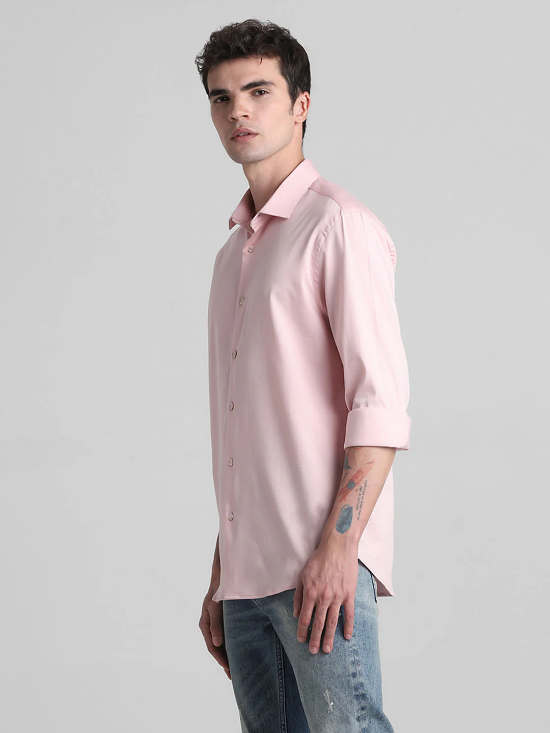 Pink Full Sleeves Shirt - Image 3