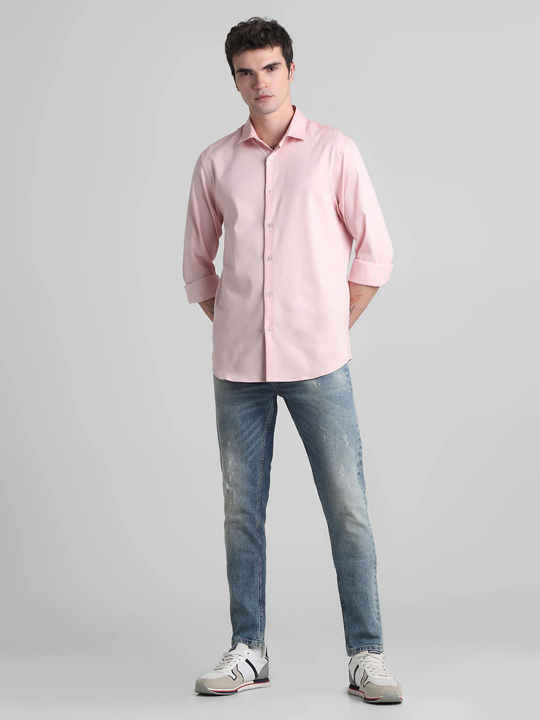 Pink Full Sleeves Shirt - Image 6