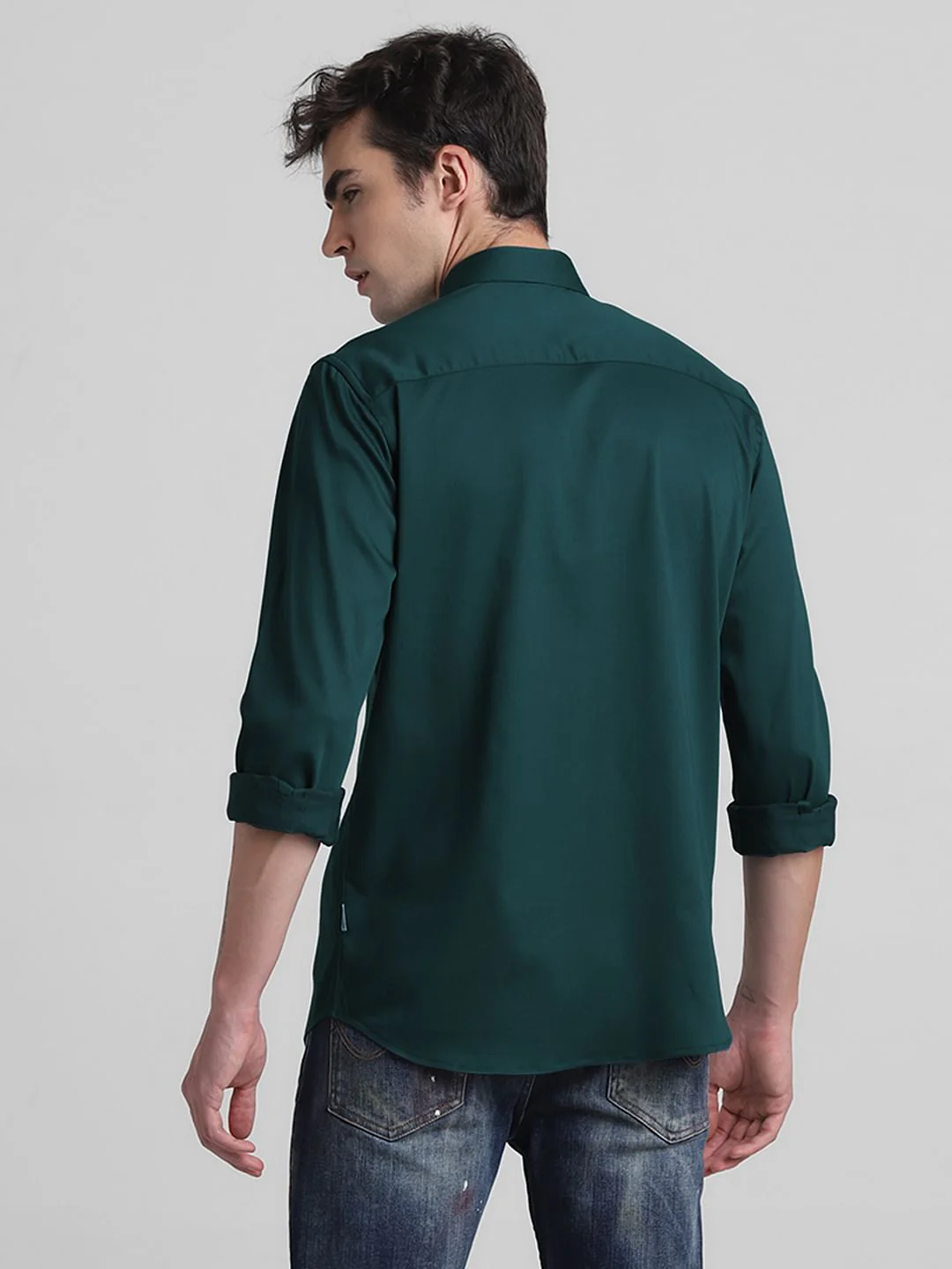 Dark Blue Full Sleeves Shirt - Image 4