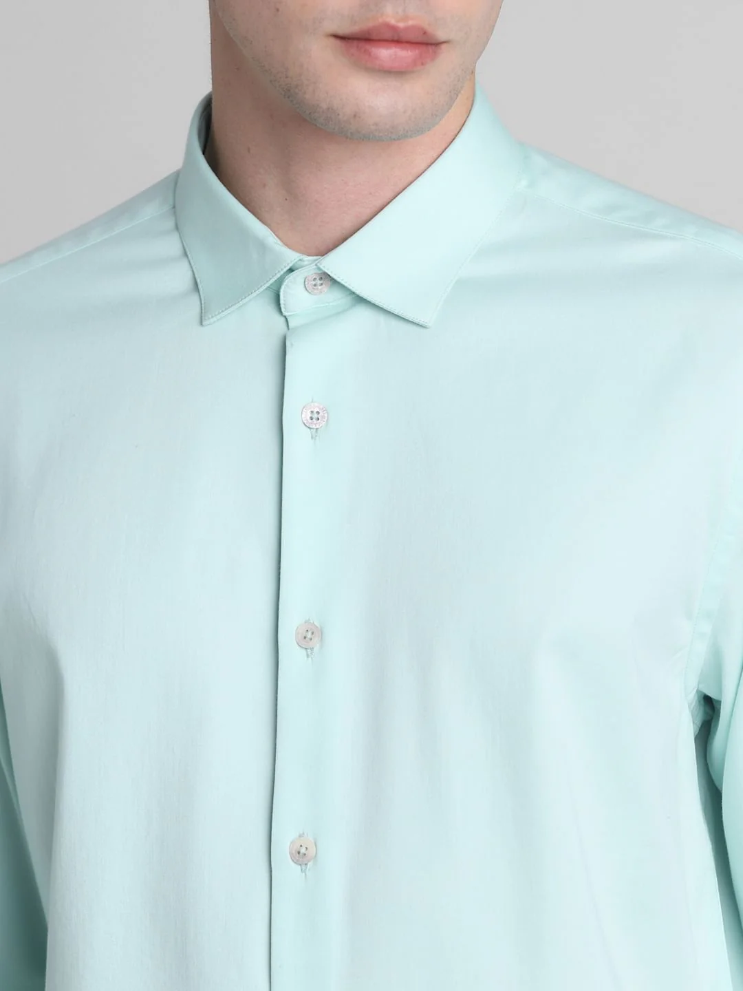 Green Formal Full Sleeves Shirt - Image 5
