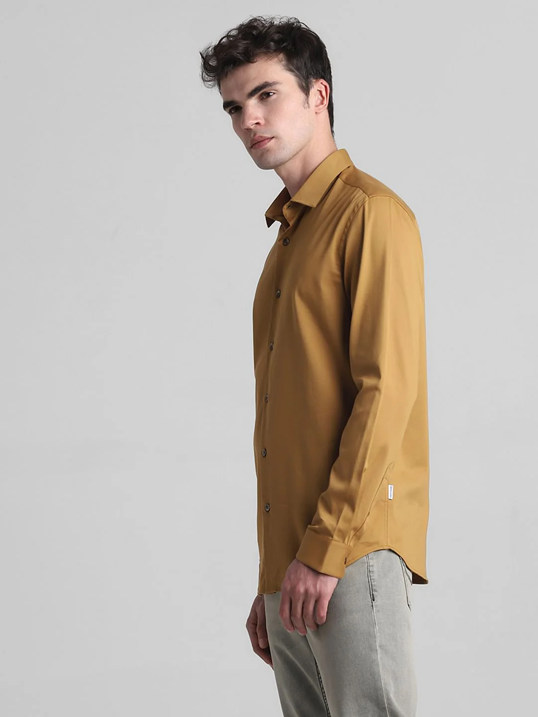 Brown Full Sleeves Shirt - Image 3
