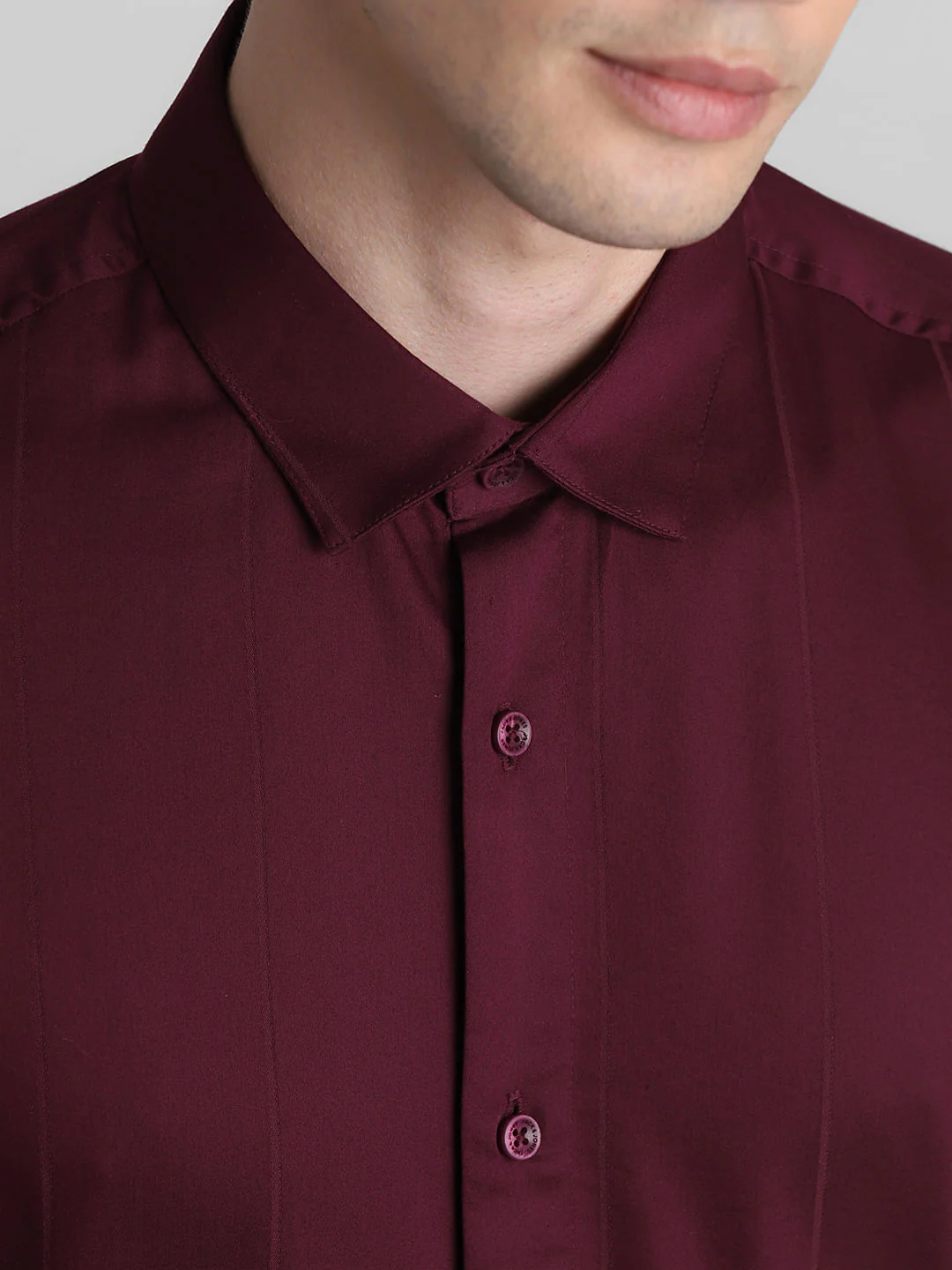 Maroon Full Sleeves Shirt - Image 5