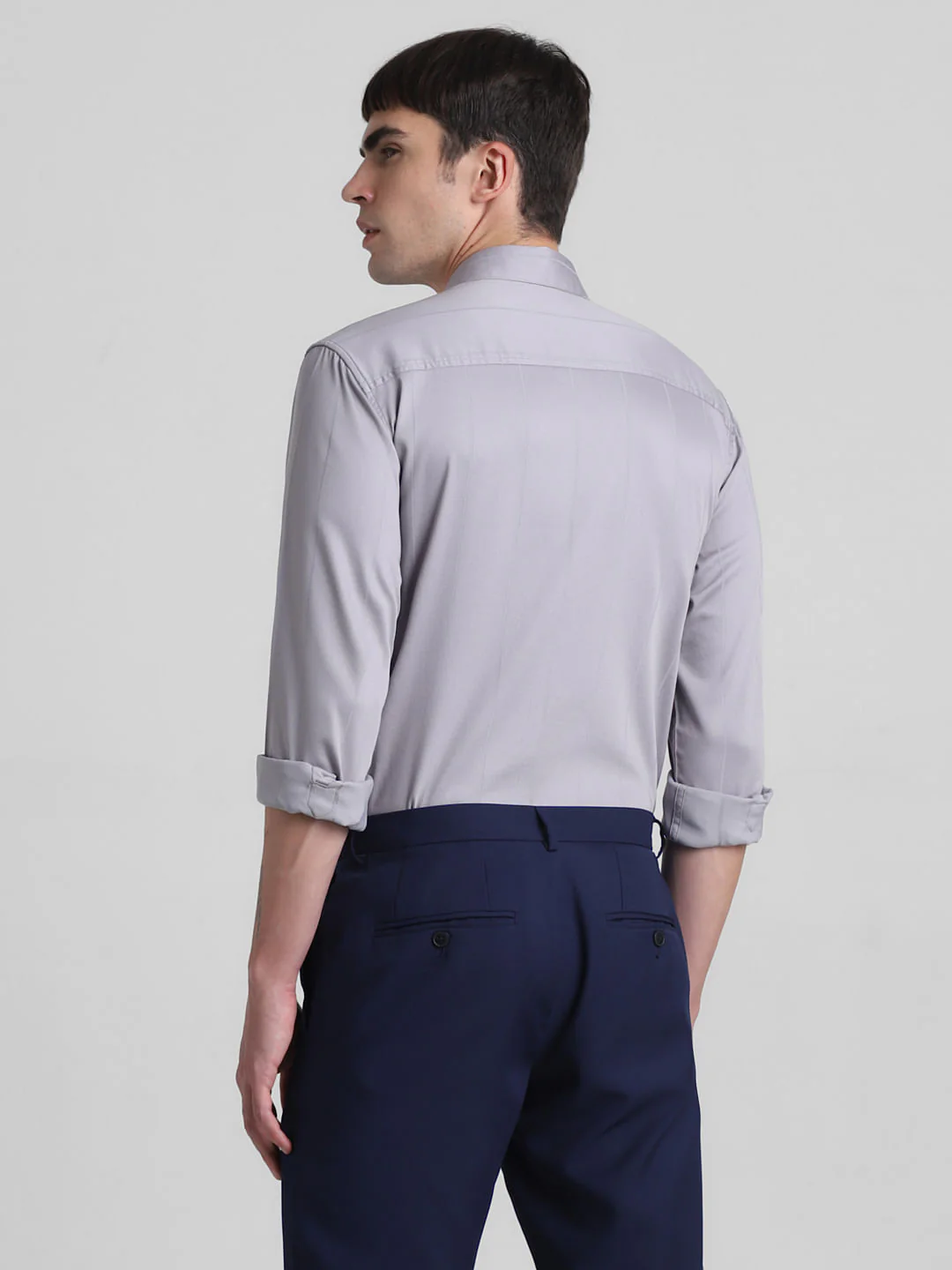 Grey Full Sleeves Shirt - Image 4