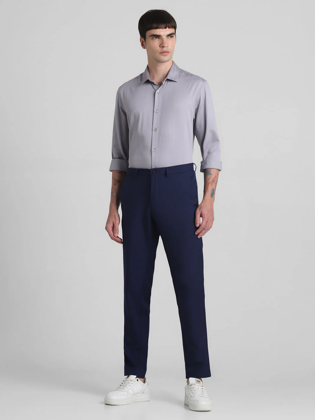 Grey Full Sleeves Shirt - Image 6