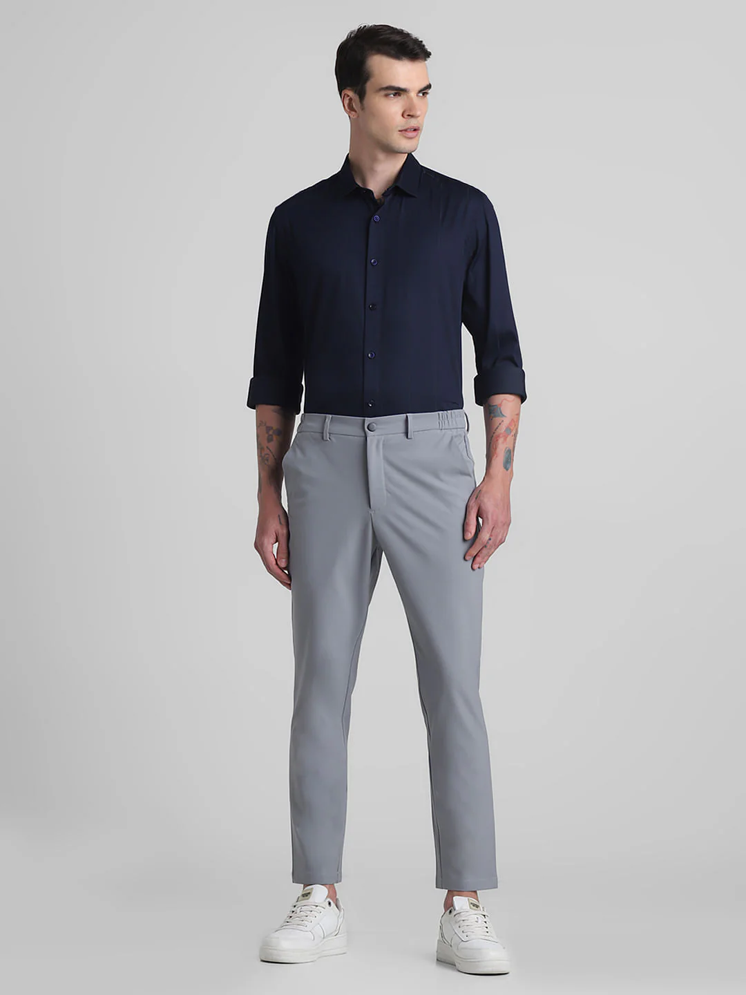 Dark Blue Full Sleeves Shirt - Image 6
