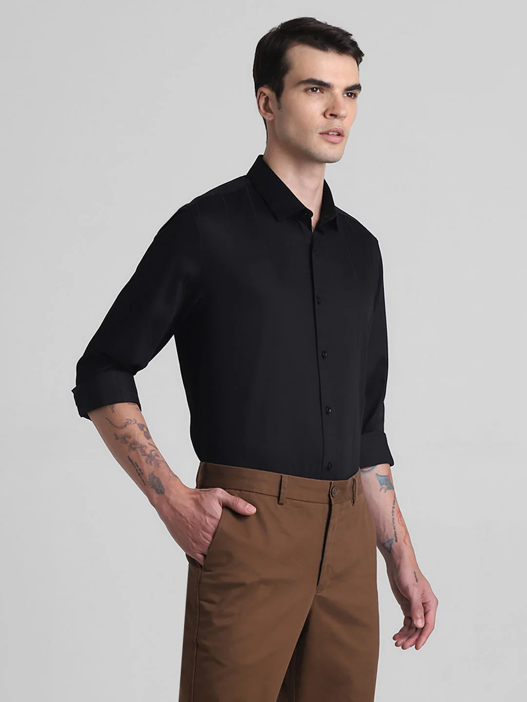 Black Full Sleeves Shirt - Image 3