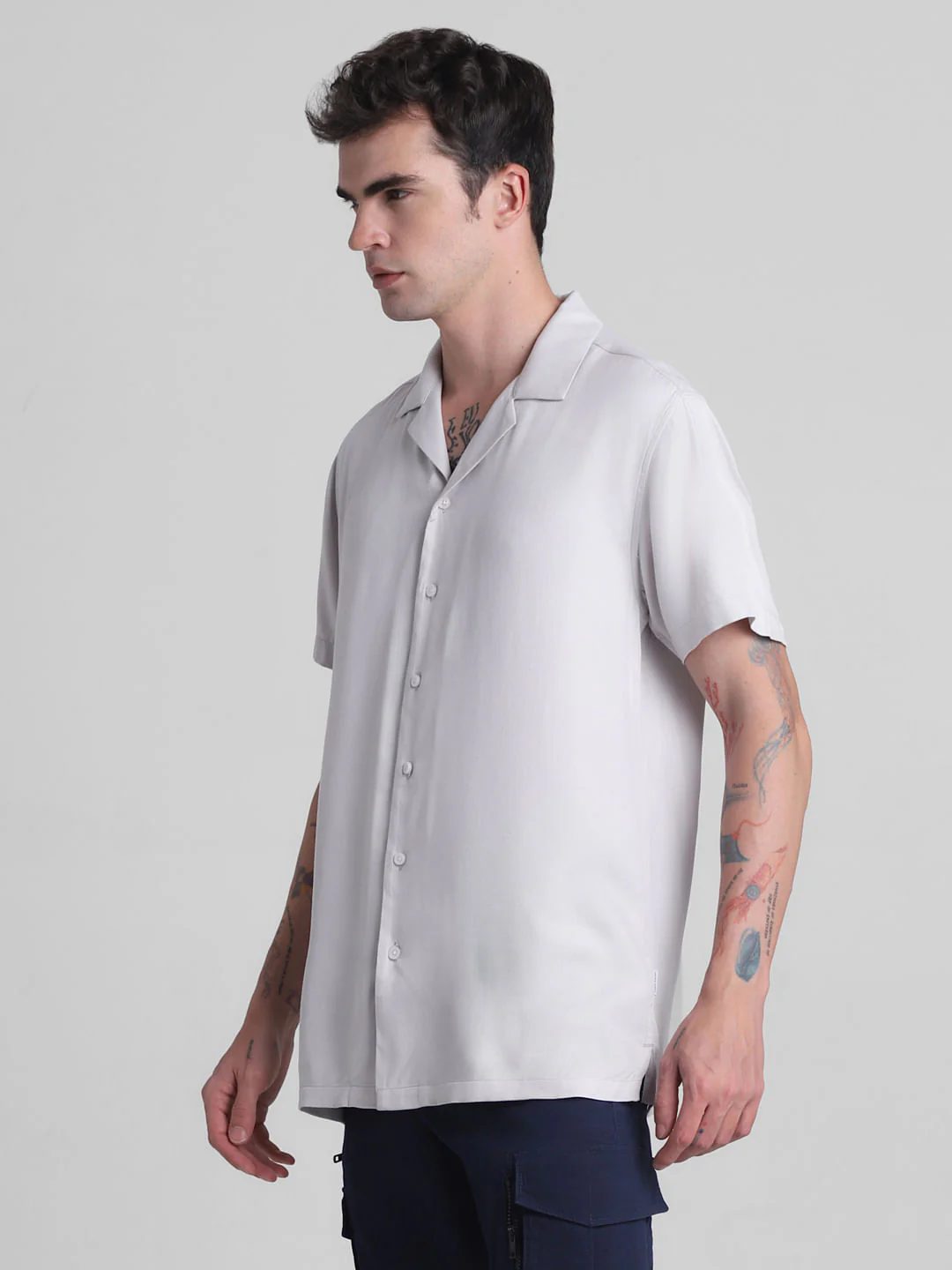 Blue Short Sleeves Shirt - Image 3