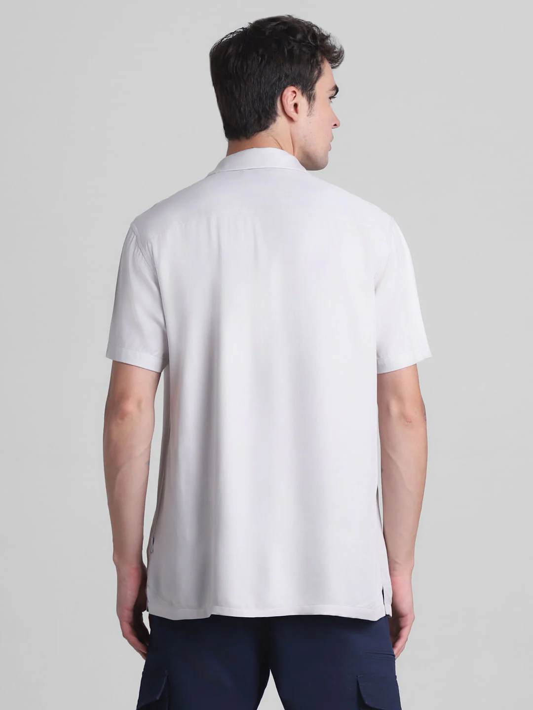 Blue Short Sleeves Shirt - Image 4