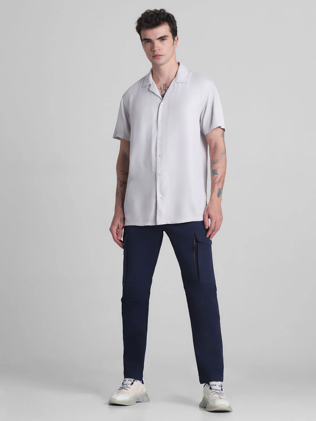 Blue Short Sleeves Shirt - Image 6