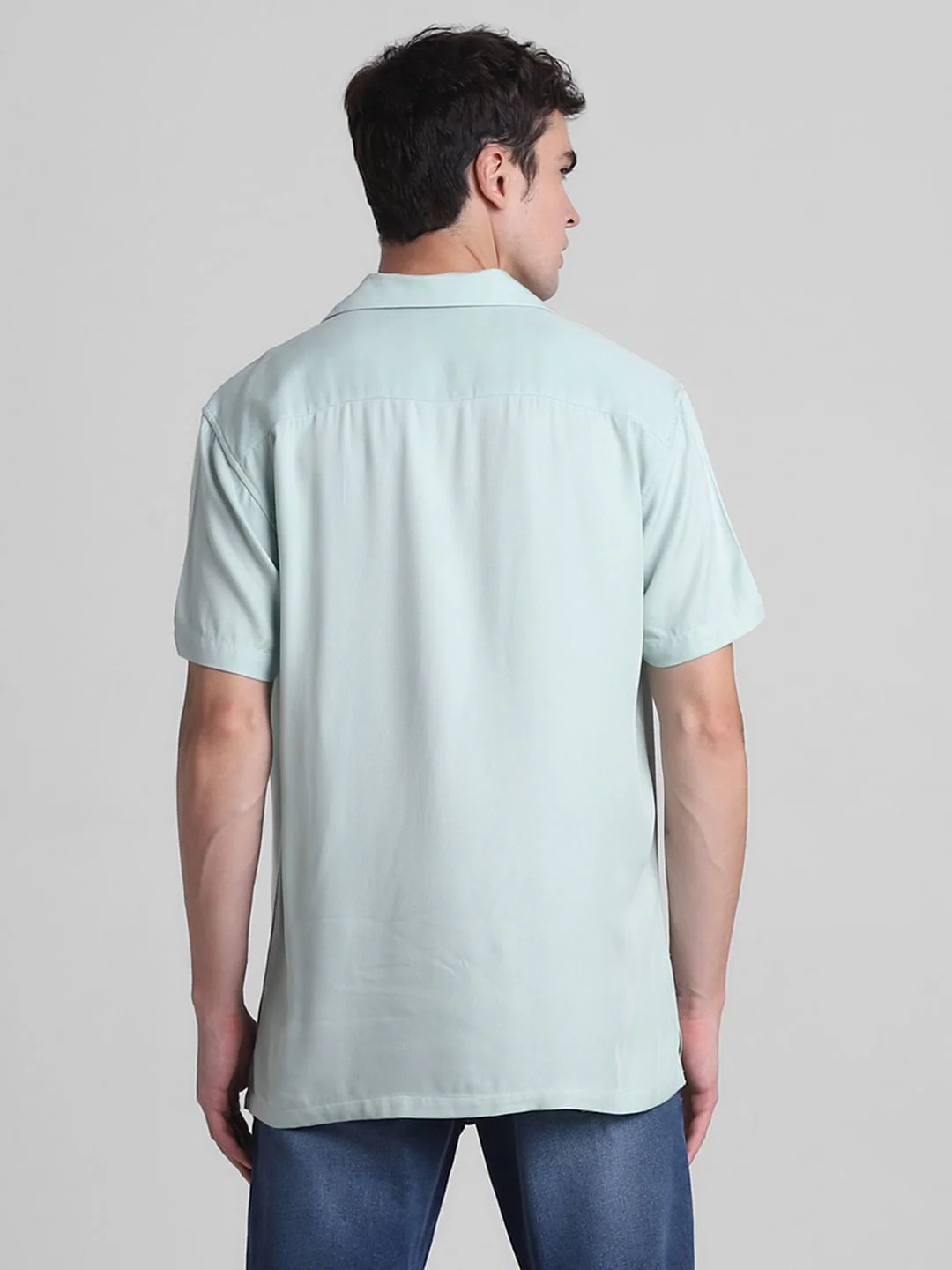 Light Green Short Sleeves Shirt - Image 4