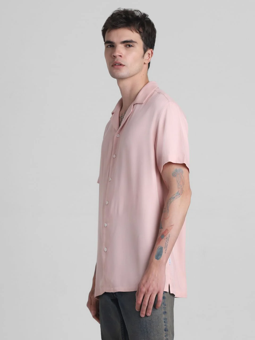 Pink Short Sleeves Shirt - Image 3