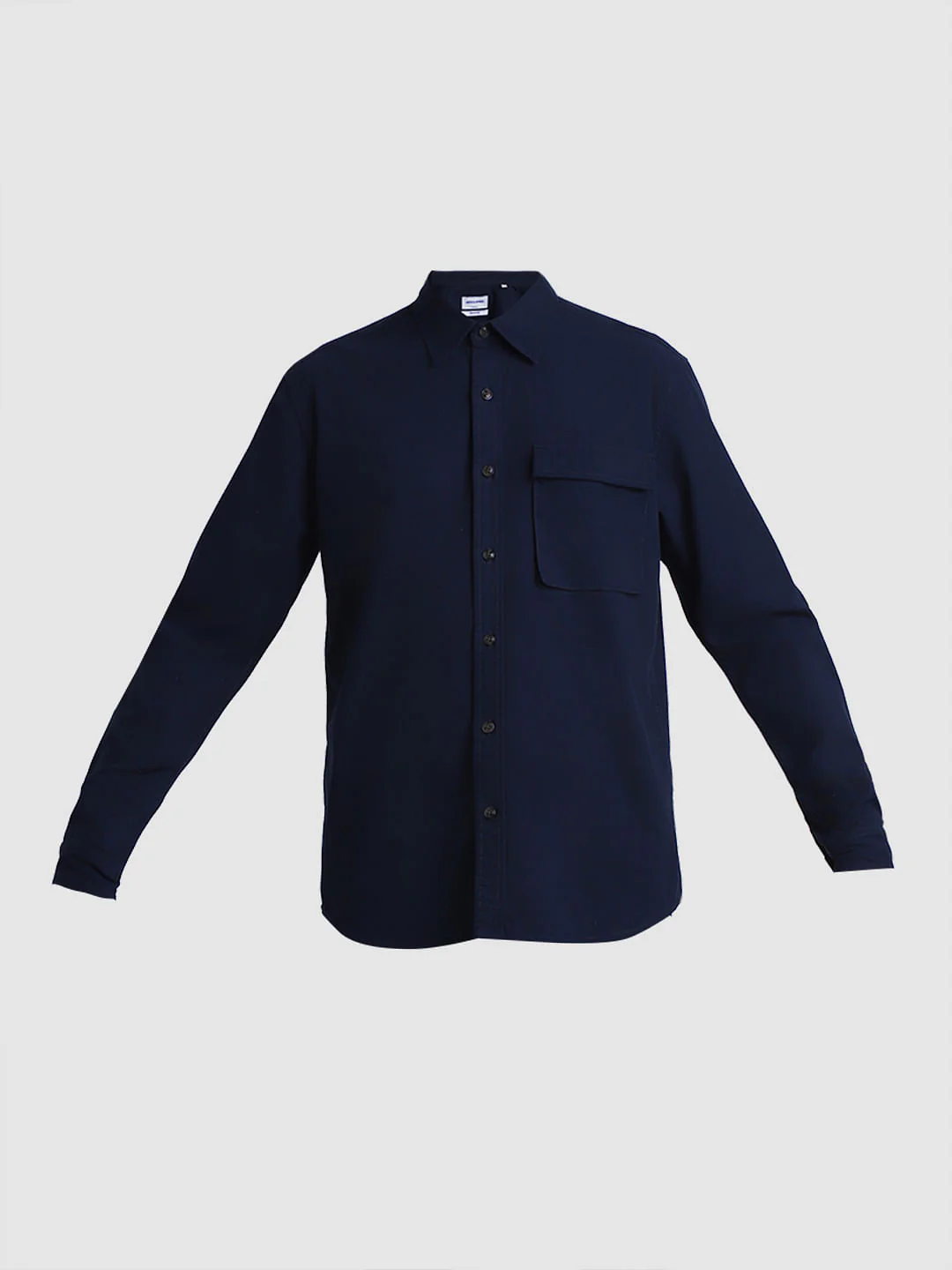 Dark Blue Cotton Full Sleeves Shirt - Image 7