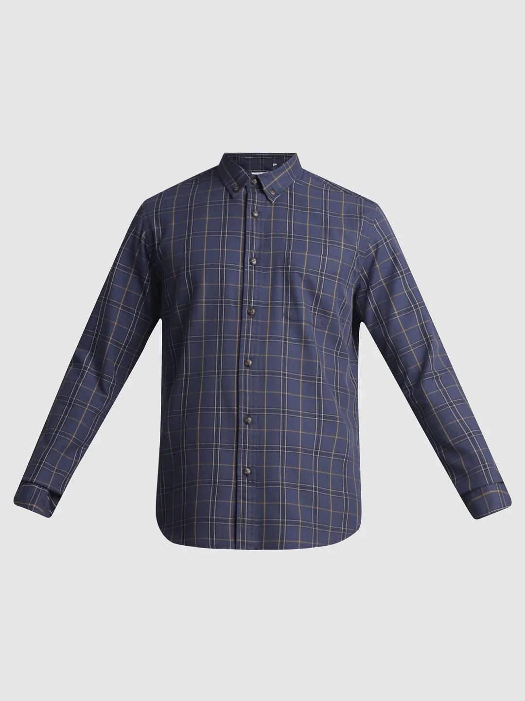 Blue Check Full Sleeves Shirt - Image 7