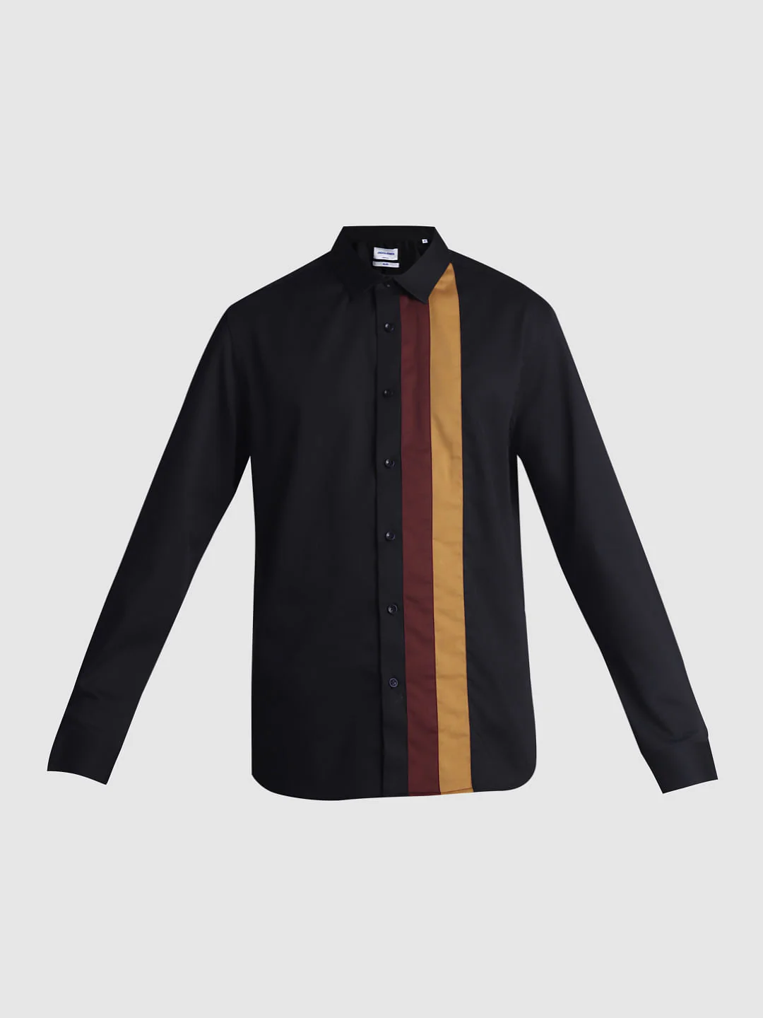 Black Printed Full Sleeves Shirt - Image 7