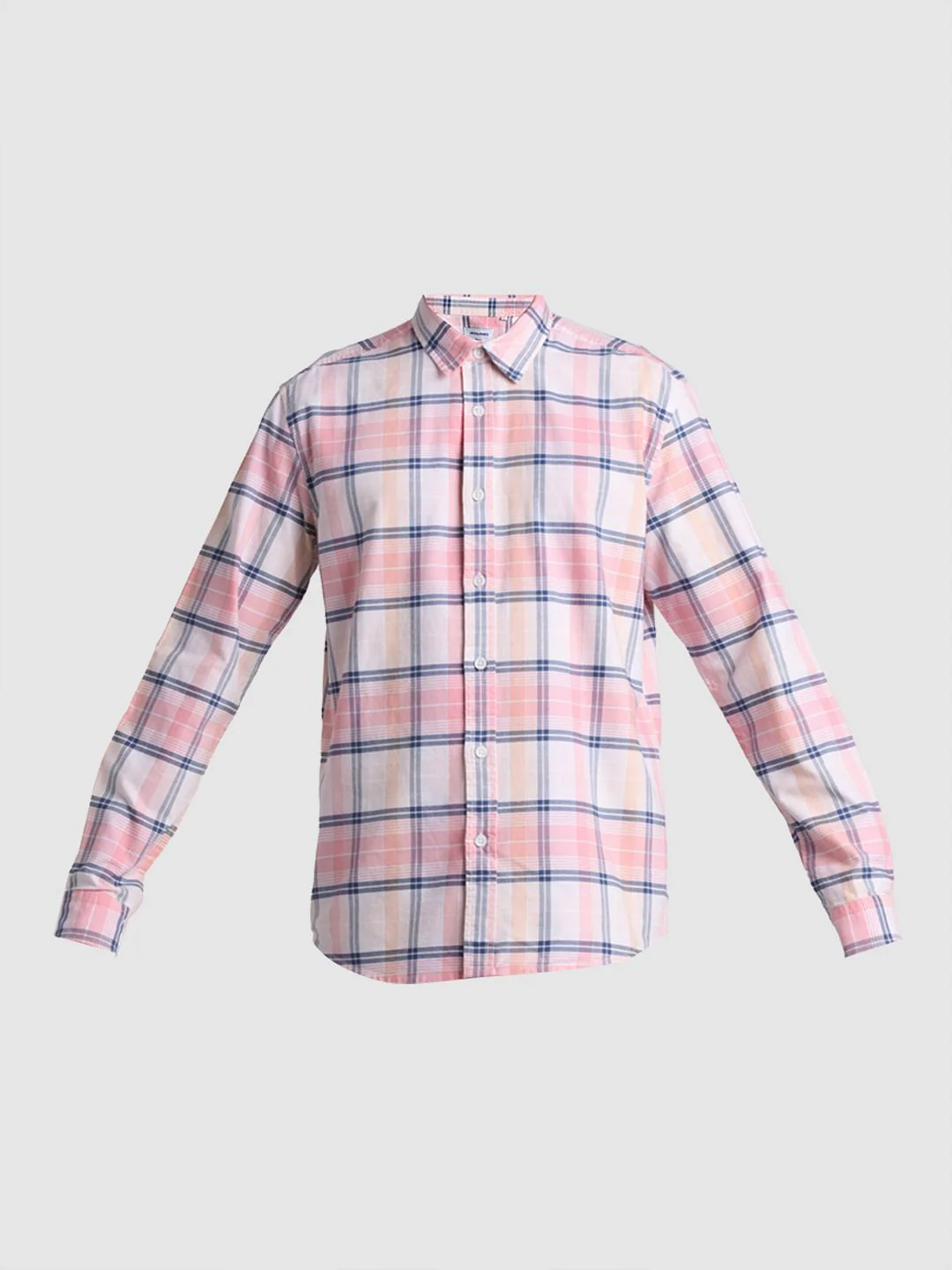Pink Check Full Sleeves Shirt - Image 7