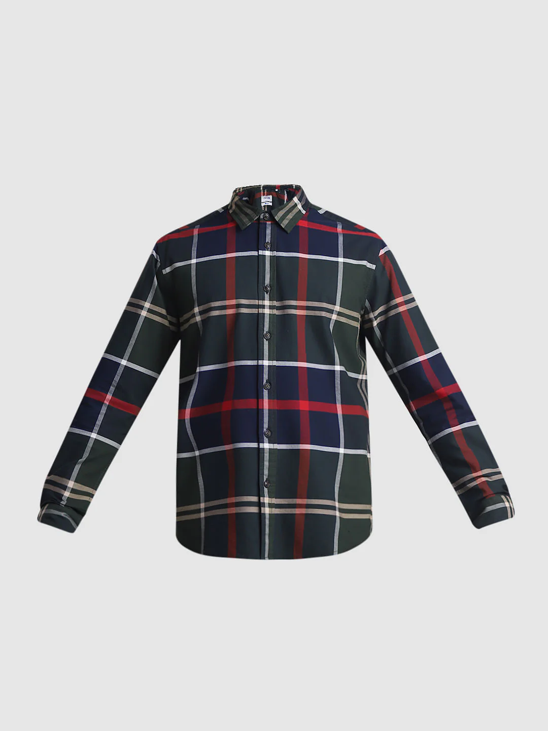 Green Check Full Sleeves Shirt - Image 7