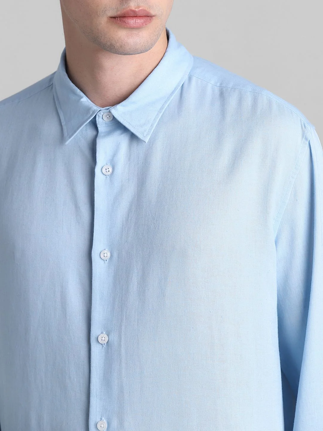 Blue Full Sleeves Shirt - Image 5