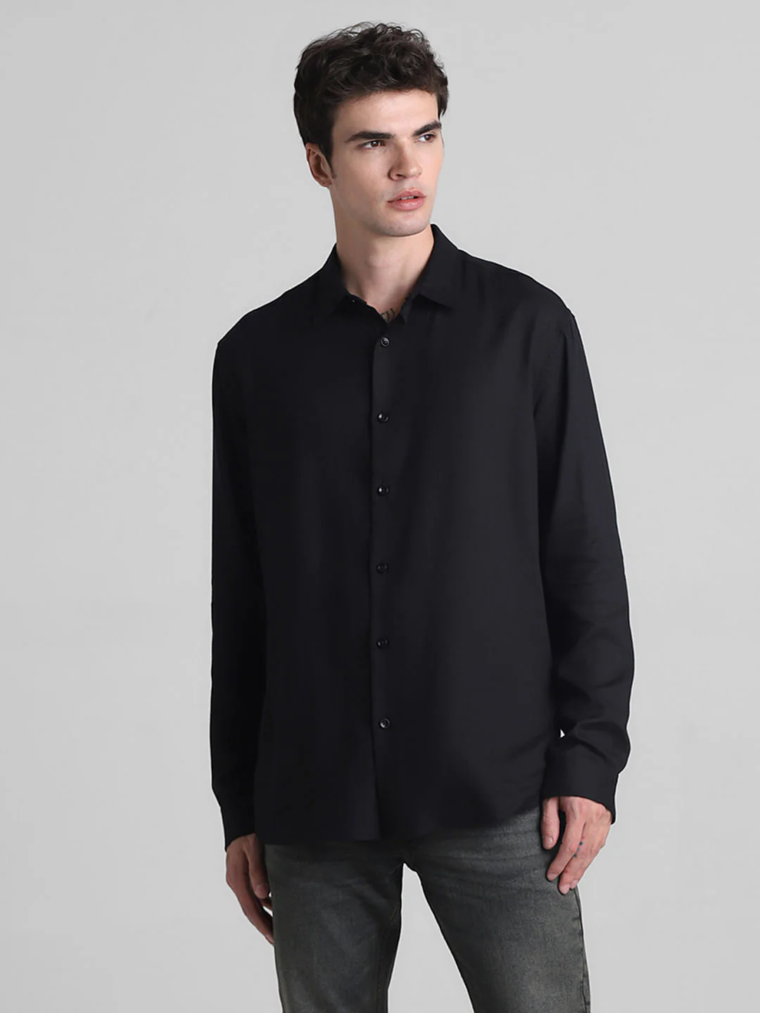 Black Full Sleeves Shirt - Image 2