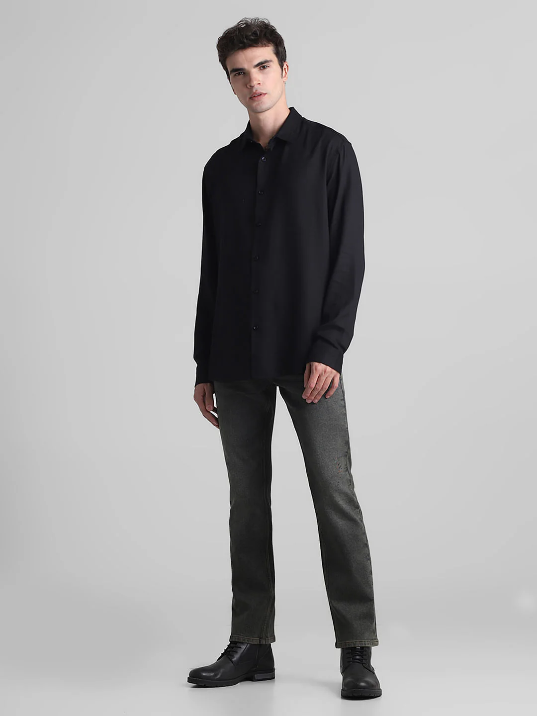 Black Full Sleeves Shirt - Image 6
