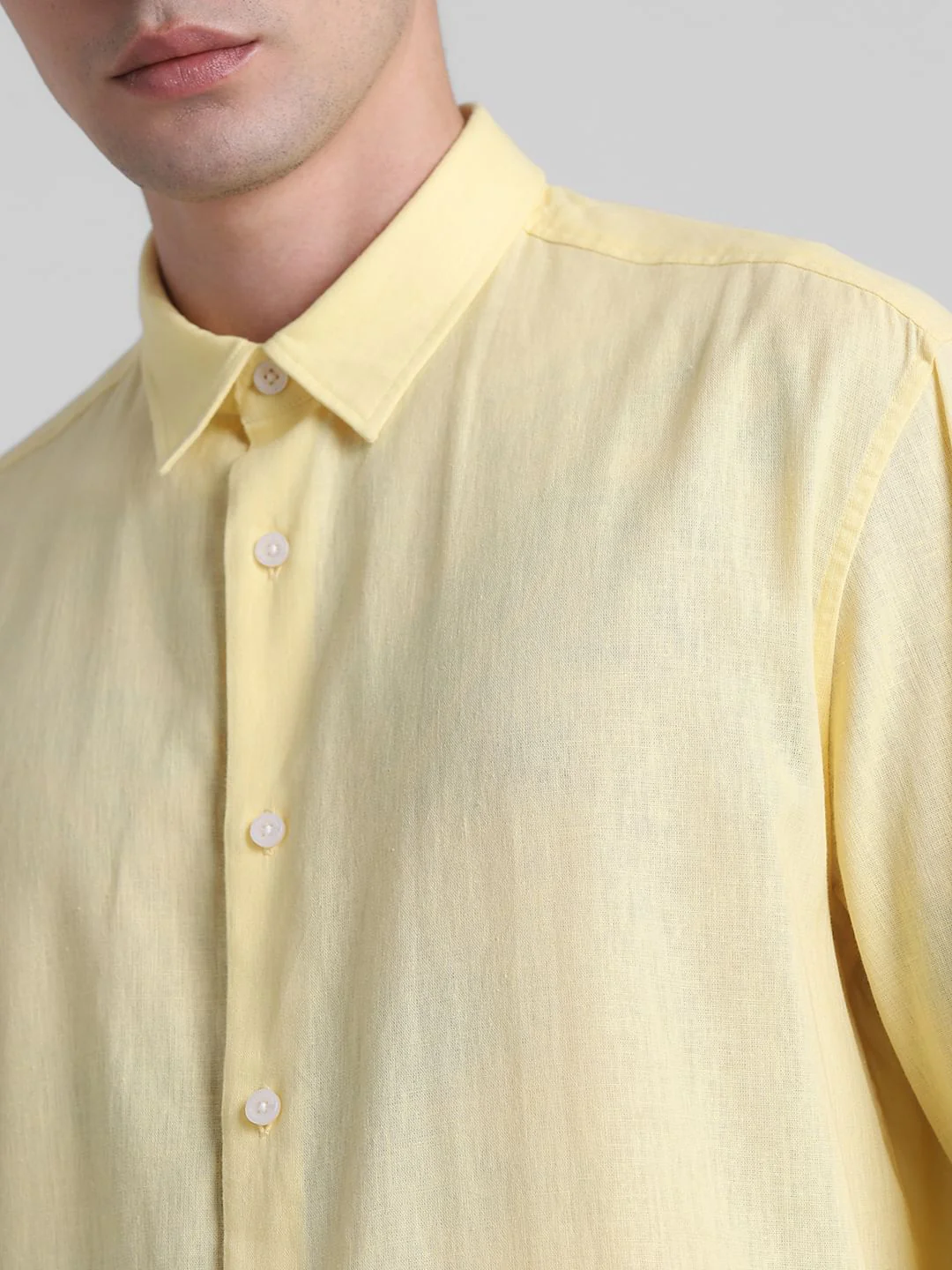 Yellow Full Sleeves Shirt - Image 5