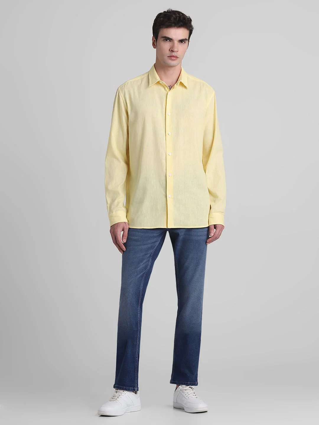 Yellow Full Sleeves Shirt - Image 6