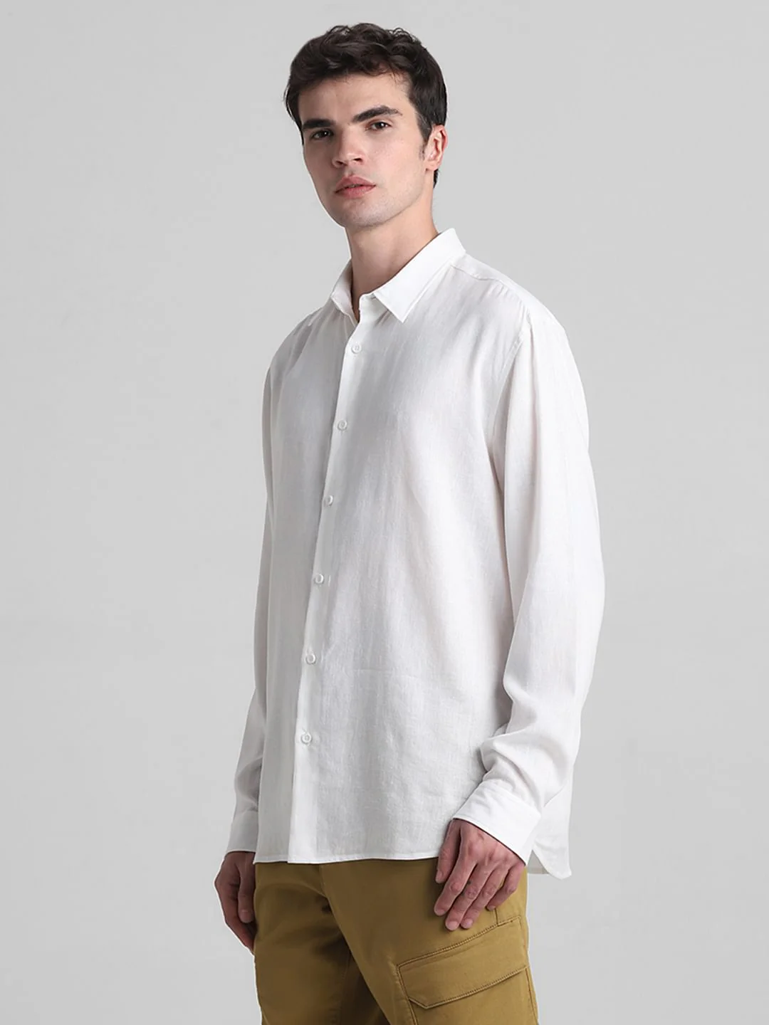 White Full Sleeves Shirt - Image 3