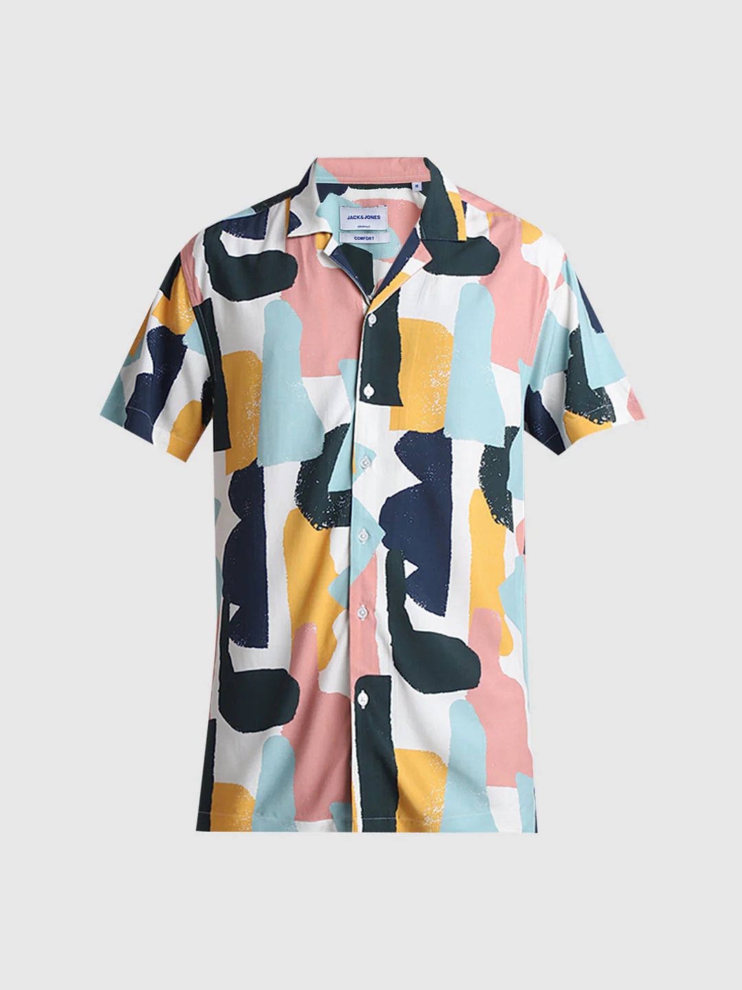 Pink Printed Short Sleeves Shirt - Image 7