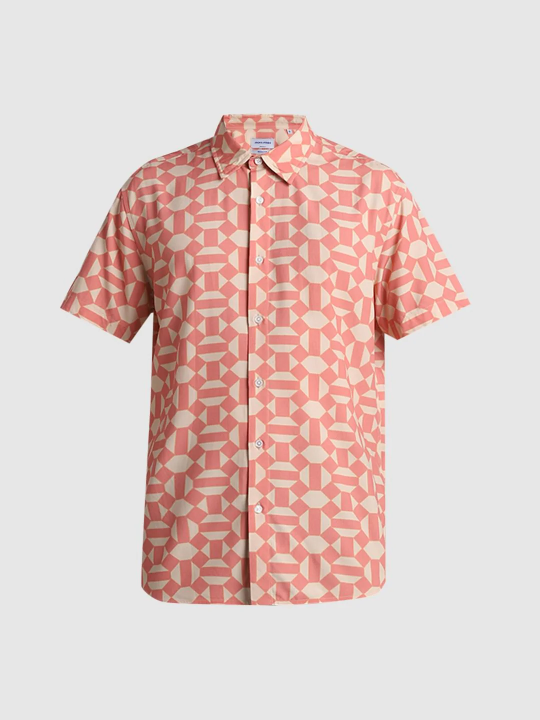 Coral printed Short Sleeves Shirt - Image 7