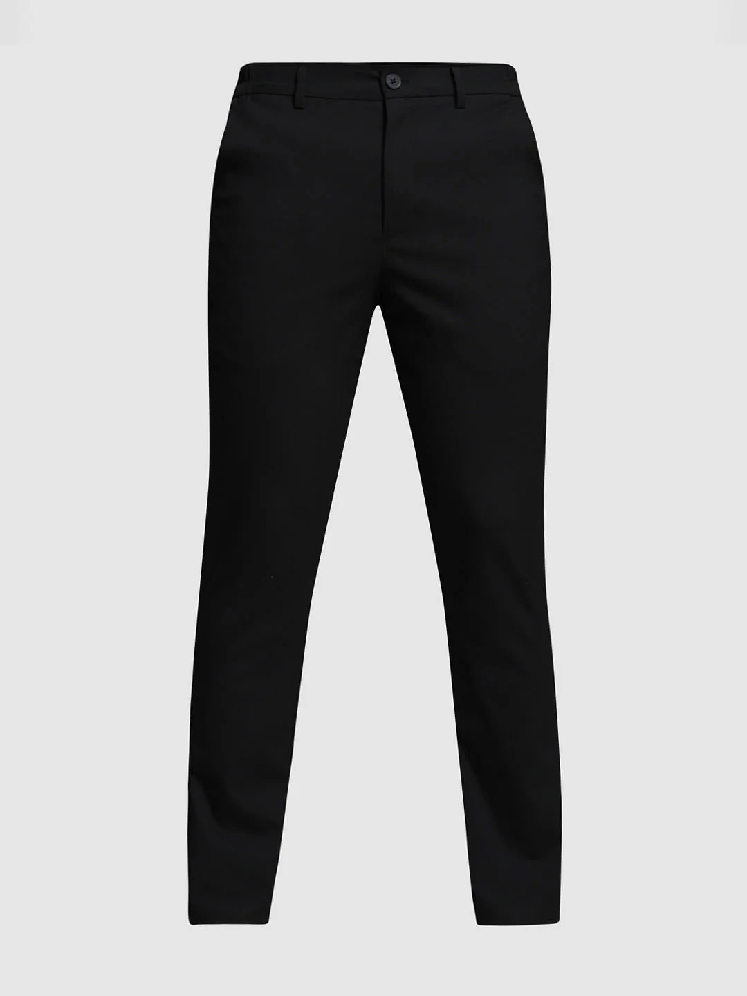 Black Mid Rise Slim Fit Pants - Image 7
