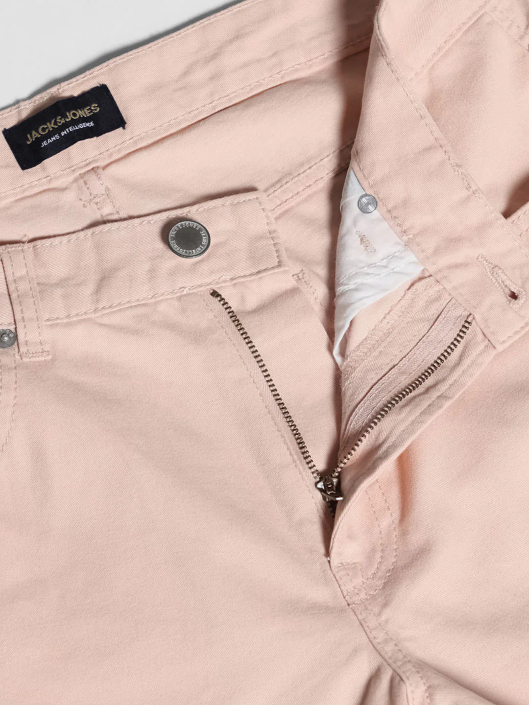 Pink Mid Rise Cotton Shorts - Image 5