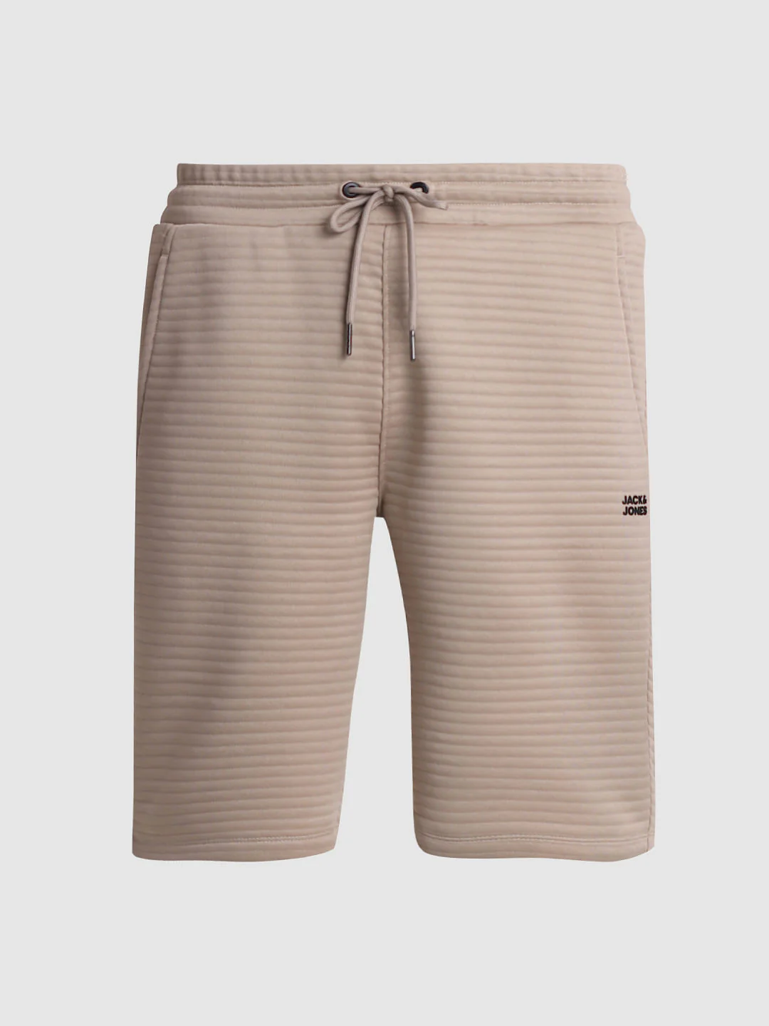 Brown mid Rise Striped Sweatshorts - Image 7