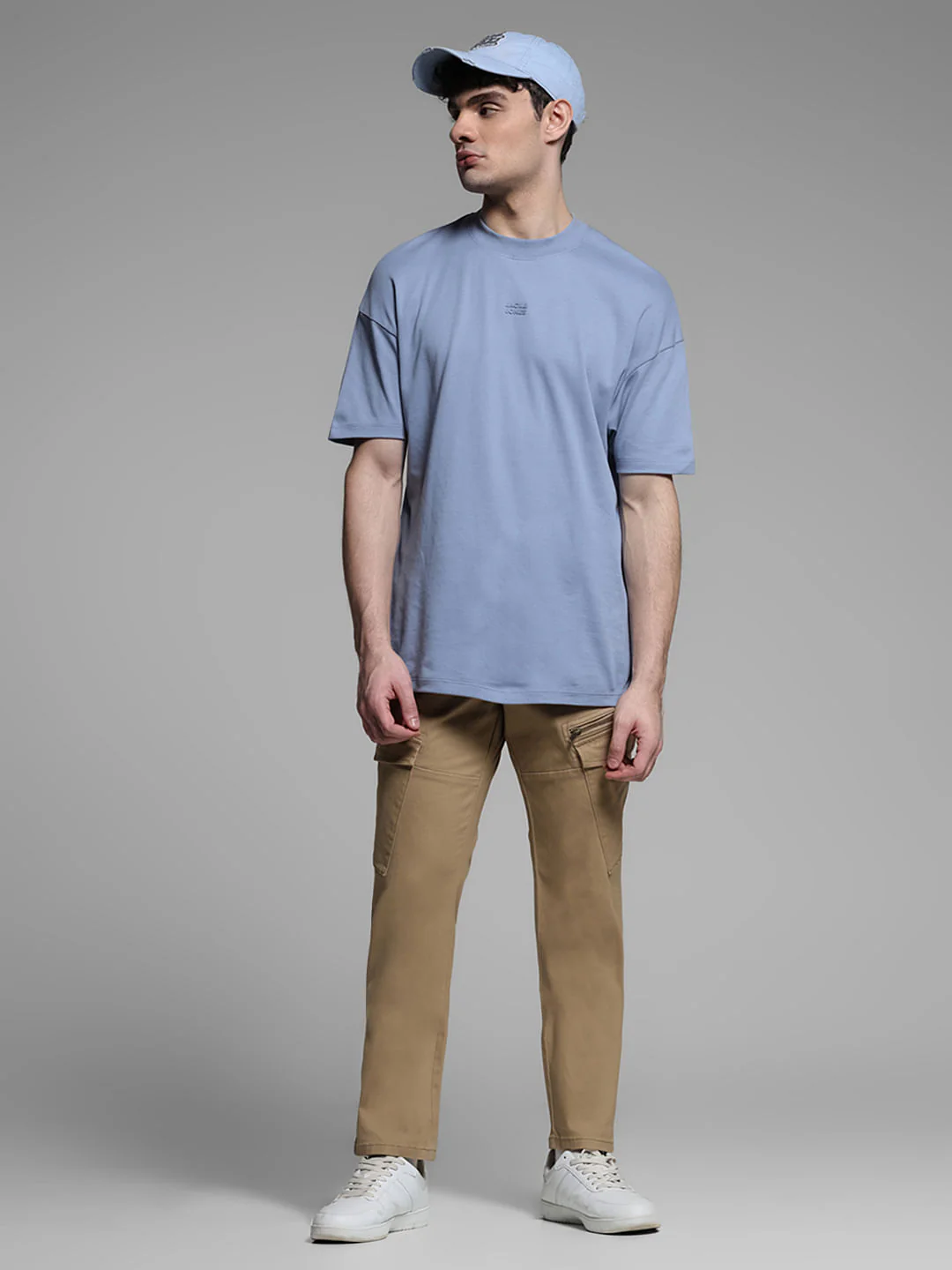 Brown Mid Rise Cargo Trousers - Image 6