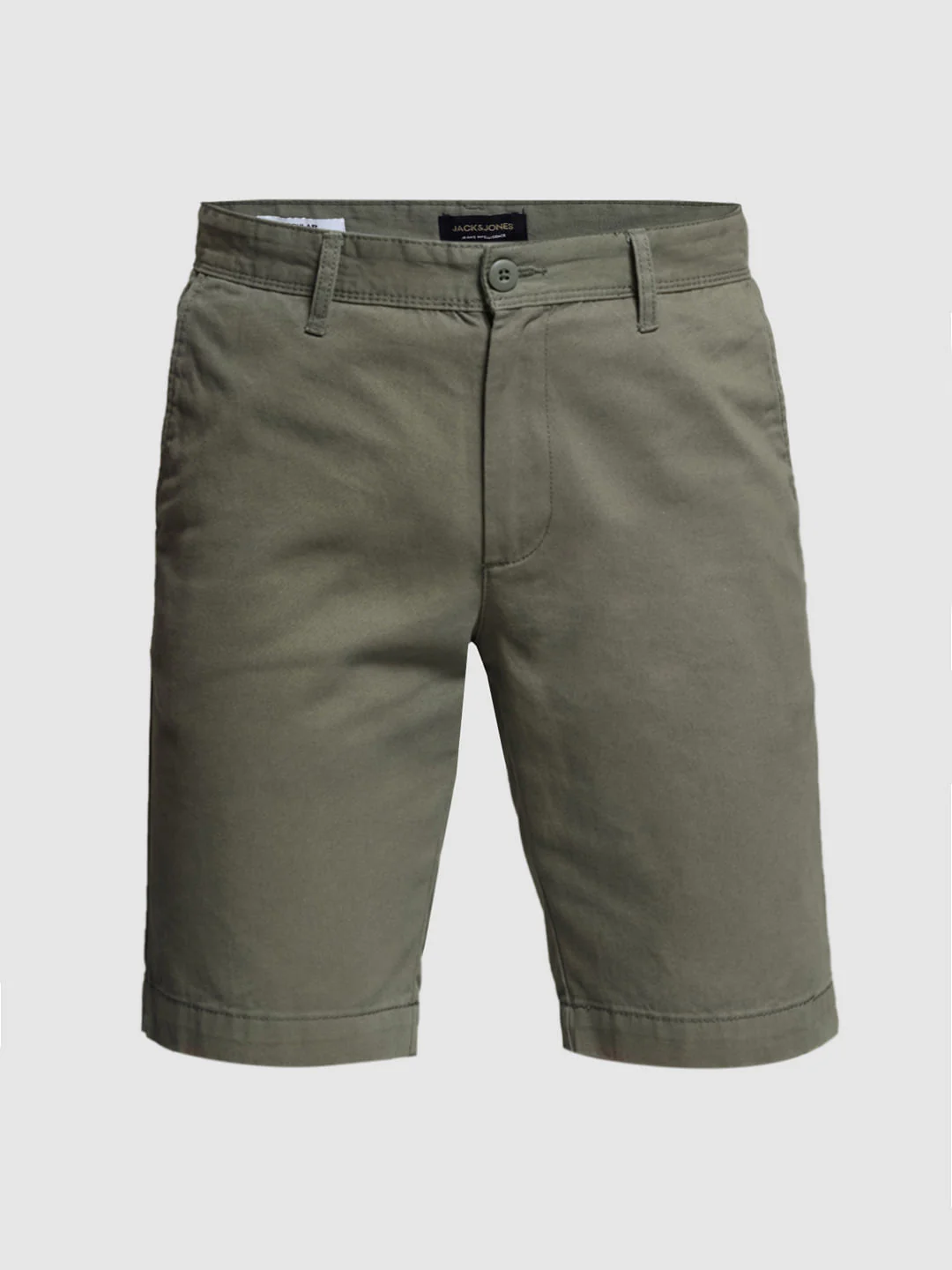 Green Mid Rise Cotton Shorts - Image 7